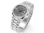 SJ Factory ROLEX  Lady Replica Stainless Steel EA1 Gem Wrist Watch 36mm Lady Watch